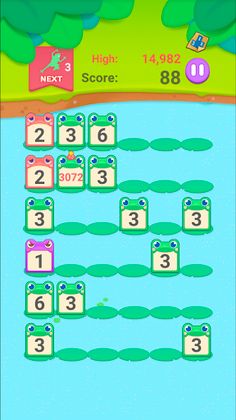 Frog Threes - Screenshot 4