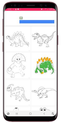Dinosaur Coloring Book - Screenshot 2
