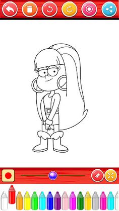 Coloring Book Gravity Falls - Screenshot 2