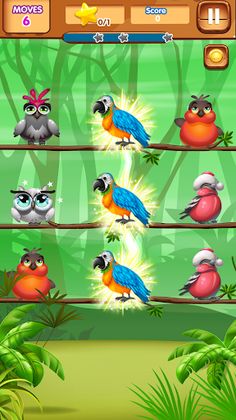 Jungle Birds Match Puzzle - Screenshot 3