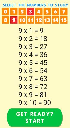 Multiplication tables 1 to 100 - Screenshot 3