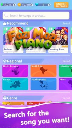 Fozi Mozi Piano Tiles - Screenshot 1