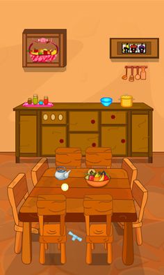 Escape Puzzle Dining Room V1 - Screenshot 4
