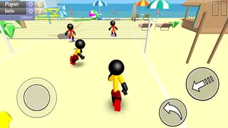 Stickman Beach Volleyball - Screenshot 3