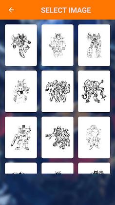 Transformer coloring book - Screenshot 1