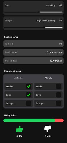 OSM Assistant - Scout, Tactic - Screenshot 4