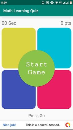 Math Learning Quiz - Screenshot 1