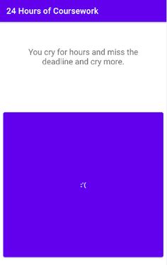 24 Hours of Coursework - Screenshot 3