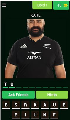 Guess All Blacks Players - Screenshot 1