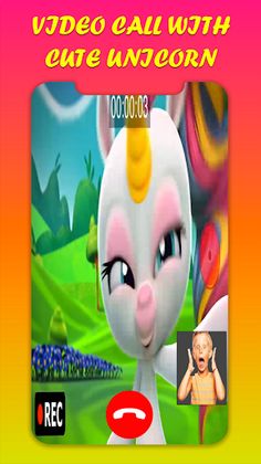 Unicorn Prank Video Call app - Screenshot 2