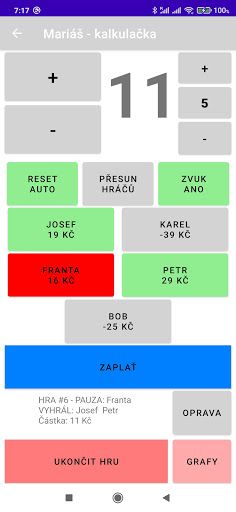 Mariášnická kalkulačka - Screenshot 4