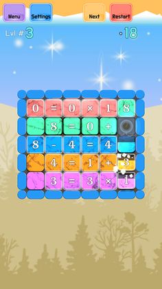 Sliding Math Puzzle - Simple E - Screenshot 3