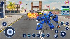 Bus Simulator Police Robot Car - Screenshot 3