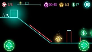 Glow obstacle course - Screenshot 1