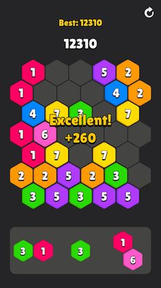 HexaTiles : Hexa Merge Puzzle - Screenshot 3