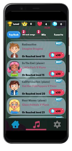 Rock Songs Piano Tiles - Screenshot 4