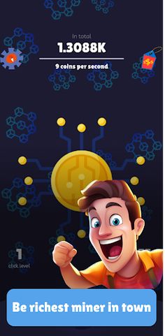 Coins Clicker: Idle Miner - Screenshot 1