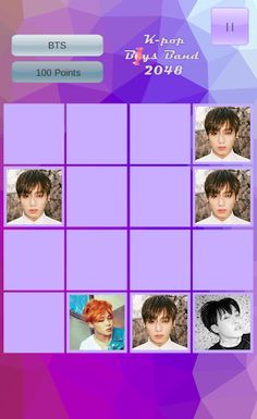 Kpop Boys Band 2048 - Screenshot 3