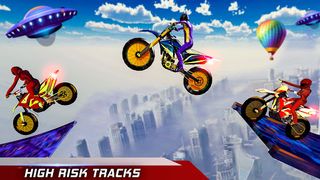Super Hero Bike Race Mega Ramp - Screenshot 1