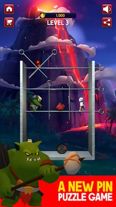 Hero Rescue- Pin Puzzle King - Screenshot 1