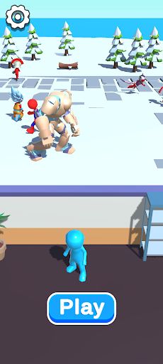 stickman battle 3D : survival - Screenshot 1