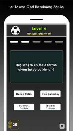 4 Büyük Futbol Bilgi Yarışması - Screenshot 2