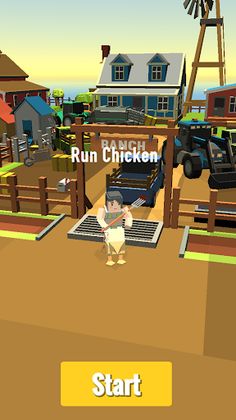 Run Chicken Run - Screenshot 1