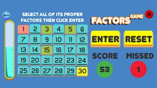 Factors Game - Screenshot 3