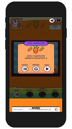 Unroll Rabbit Puzzle - Screenshot 1