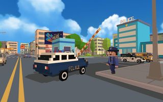 Ultimate Police Blocky City - Screenshot 1
