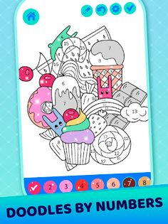 Funny Doodle Coloring Book - Screenshot 1