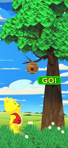 Winnie the bear. Honey Run. - Screenshot 1