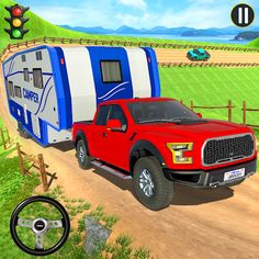 Offroad Camper Van Driving Sim - Screenshot 1