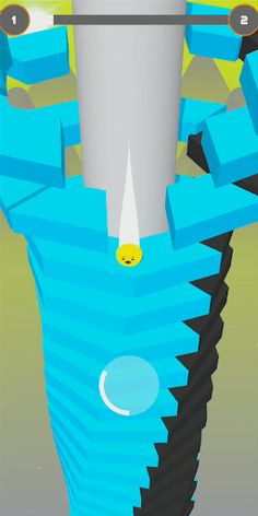 Emoji Stack Ball - Helix Crush - Screenshot 1