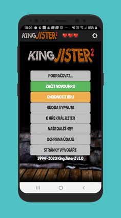 Král Jister 2 - česká textovka - Screenshot 2