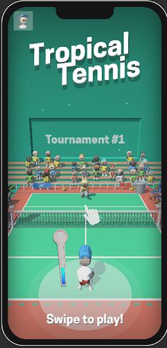 Tropical Tennis - Screenshot 1