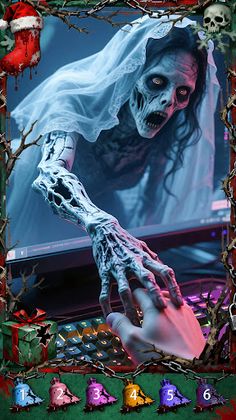 Dark Skeleton Color by number - Screenshot 1