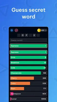 Contexto - AI Word Guess - Screenshot 1