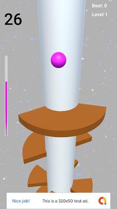 Helix Tower Fall Ball - Screenshot 4