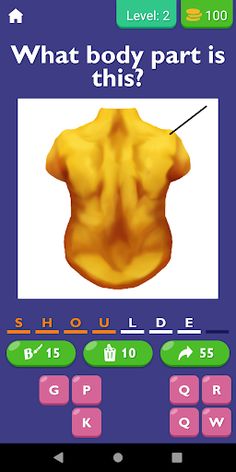 Body Parts Name Game - Screenshot 3