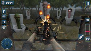 Monster Toilet FPS Survival 3D - Screenshot 2