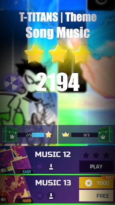 Teen Titans Piano Tiles - Screenshot 4
