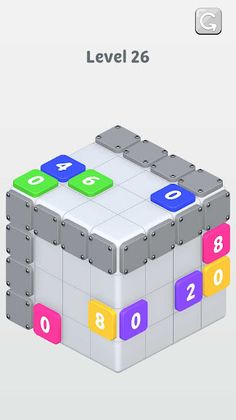 Cube Numbers - Connect 3D - Screenshot 2