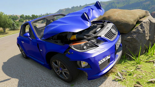 Mega Beam car drive Crash - Screenshot 3