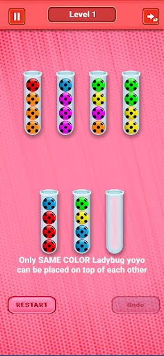 Ladybug Sort Puzzle :Miracle c - Screenshot 4