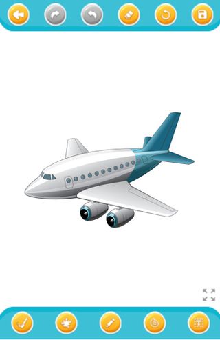 aircraft coloring book - Screenshot 2