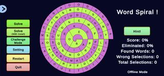 WordSpiral - Screenshot 2