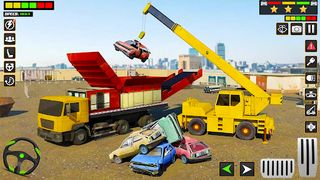 Crusher Crane Excavator Sim - Screenshot 1