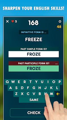 Irregular Verbs Test PRO - Screenshot 2