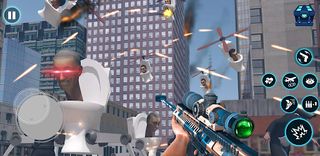 Toilet Shooting FPS: City War - Screenshot 1
